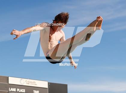 Thumbnail 3 in AIA Division I,III Diving Semifinals photogallery.
