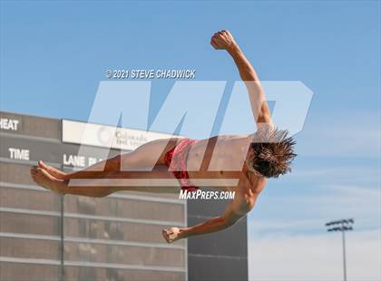 Thumbnail 3 in AIA Division I,III Diving Semifinals photogallery.