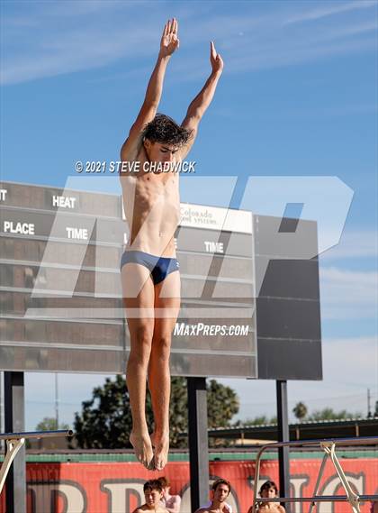 Thumbnail 1 in AIA Division I,III Diving Semifinals photogallery.