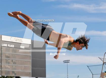 Thumbnail 2 in AIA Division I,III Diving Semifinals photogallery.