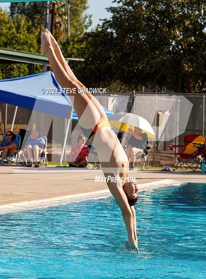 Thumbnail 2 in AIA Division I,III Diving Semifinals photogallery.