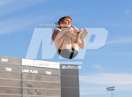 Thumbnail 1 in AIA Division I,III Diving Semifinals photogallery.