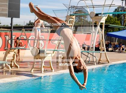 Thumbnail 1 in AIA Division I,III Diving Semifinals photogallery.