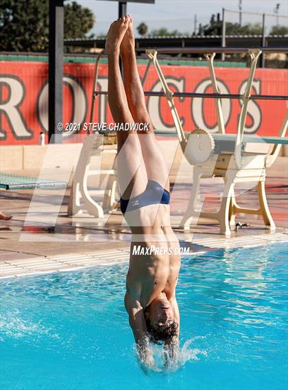 Thumbnail 1 in AIA Division I,III Diving Semifinals photogallery.