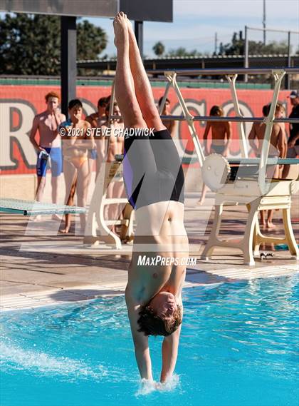 Thumbnail 3 in AIA Division I,III Diving Semifinals photogallery.