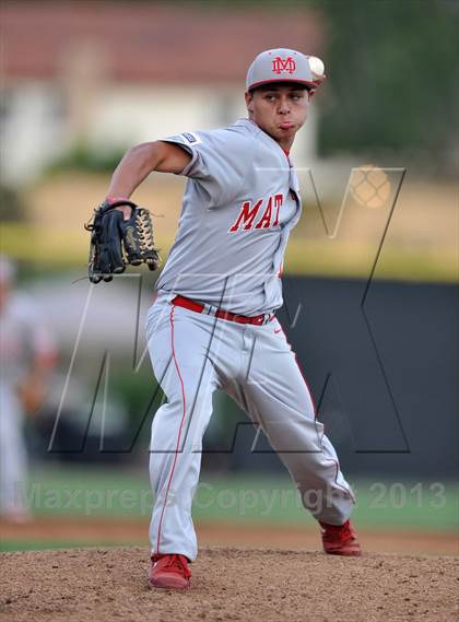 Thumbnail 2 in Oaks Christian vs. Mater Dei (Boras Classic - South Bracket) photogallery.