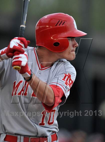 Thumbnail 3 in Oaks Christian vs. Mater Dei (Boras Classic - South Bracket) photogallery.