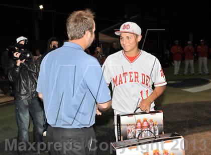 Thumbnail 2 in Oaks Christian vs. Mater Dei (Boras Classic - South Bracket) photogallery.