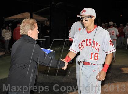 Thumbnail 2 in Oaks Christian vs. Mater Dei (Boras Classic - South Bracket) photogallery.