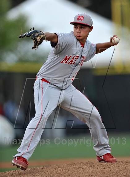 Thumbnail 3 in Oaks Christian vs. Mater Dei (Boras Classic - South Bracket) photogallery.