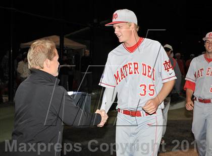 Thumbnail 2 in Oaks Christian vs. Mater Dei (Boras Classic - South Bracket) photogallery.