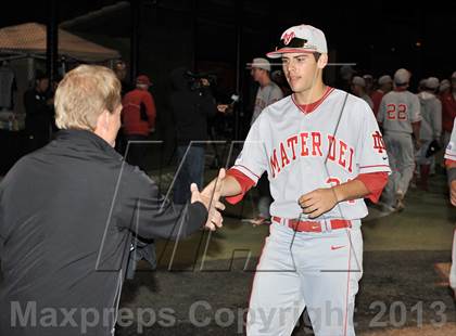 Thumbnail 1 in Oaks Christian vs. Mater Dei (Boras Classic - South Bracket) photogallery.