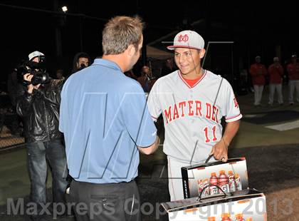 Thumbnail 3 in Oaks Christian vs. Mater Dei (Boras Classic - South Bracket) photogallery.