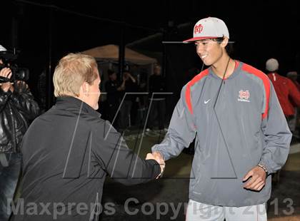 Thumbnail 3 in Oaks Christian vs. Mater Dei (Boras Classic - South Bracket) photogallery.