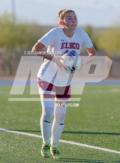 Thumbnail 3 in Pahrump Valley vs Elko (NISS 3A State Playoffs) photogallery.