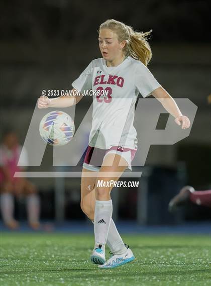 Thumbnail 3 in Pahrump Valley vs Elko (NISS 3A State Playoffs) photogallery.