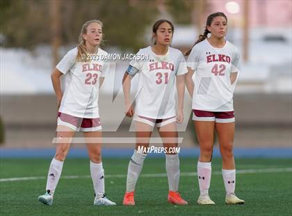 Thumbnail 2 in Pahrump Valley vs Elko (NISS 3A State Playoffs) photogallery.