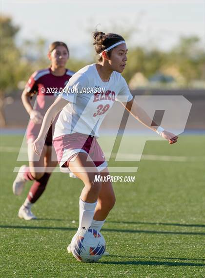 Thumbnail 3 in Pahrump Valley vs Elko (NISS 3A State Playoffs) photogallery.