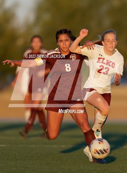 Thumbnail 3 in Pahrump Valley vs Elko (NISS 3A State Playoffs) photogallery.