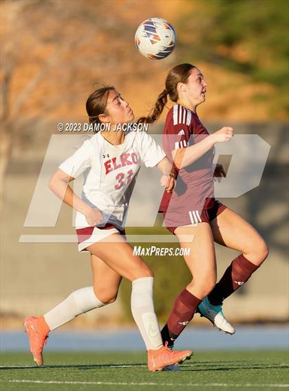 Thumbnail 3 in Pahrump Valley vs Elko (NISS 3A State Playoffs) photogallery.