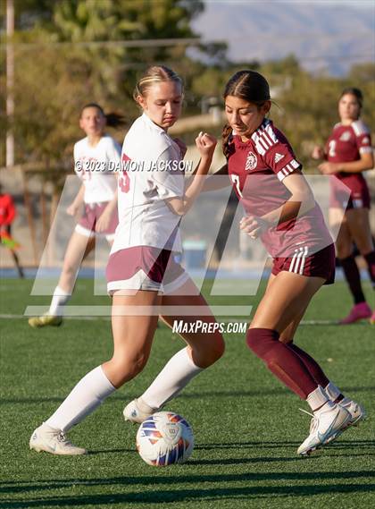 Thumbnail 3 in Pahrump Valley vs Elko (NISS 3A State Playoffs) photogallery.