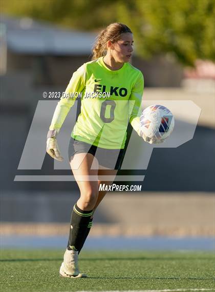 Thumbnail 1 in Pahrump Valley vs Elko (NISS 3A State Playoffs) photogallery.