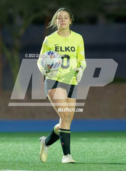 Thumbnail 3 in Pahrump Valley vs Elko (NISS 3A State Playoffs) photogallery.