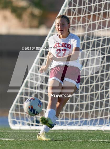 Thumbnail 2 in Pahrump Valley vs Elko (NISS 3A State Playoffs) photogallery.