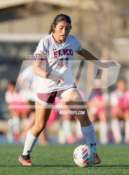 Thumbnail 2 in Pahrump Valley vs Elko (NISS 3A State Playoffs) photogallery.
