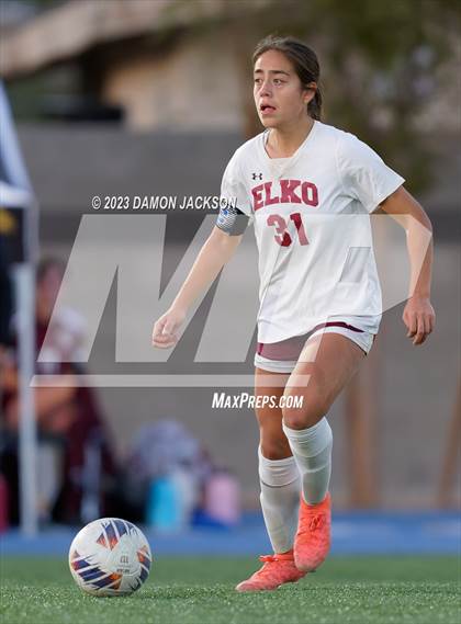 Thumbnail 2 in Pahrump Valley vs Elko (NISS 3A State Playoffs) photogallery.