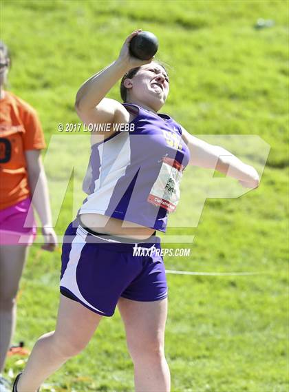 Thumbnail 2 in 50th Annual Loucks Games (Women's Shot Put) photogallery.