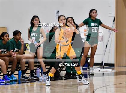 Thumbnail 3 in St. Patrick-St. Vincent @ Bishop O'Dowd (Bishop O'Dowd MLK Tournament) photogallery.