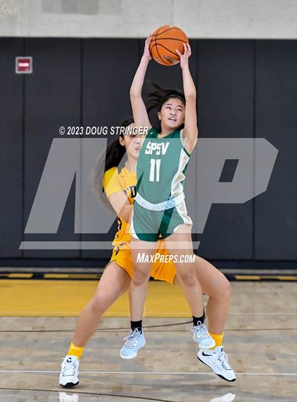 Thumbnail 1 in St. Patrick-St. Vincent @ Bishop O'Dowd (Bishop O'Dowd MLK Tournament) photogallery.