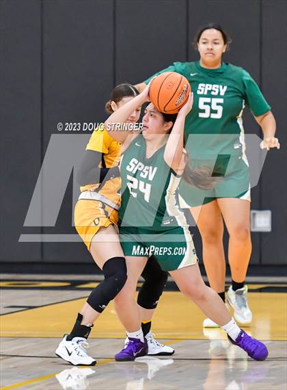 Thumbnail 3 in St. Patrick-St. Vincent @ Bishop O'Dowd (Bishop O'Dowd MLK Tournament) photogallery.