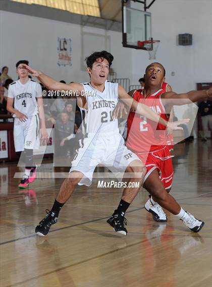Thumbnail 2 in St. Francis vs. Pasadena (La Canada Tournament) photogallery.