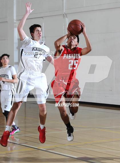 Thumbnail 1 in St. Francis vs. Pasadena (La Canada Tournament) photogallery.