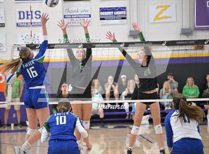 Thumbnail 2 in Mira Costa vs. Xavier College Prep Durango Fall Classic) photogallery.