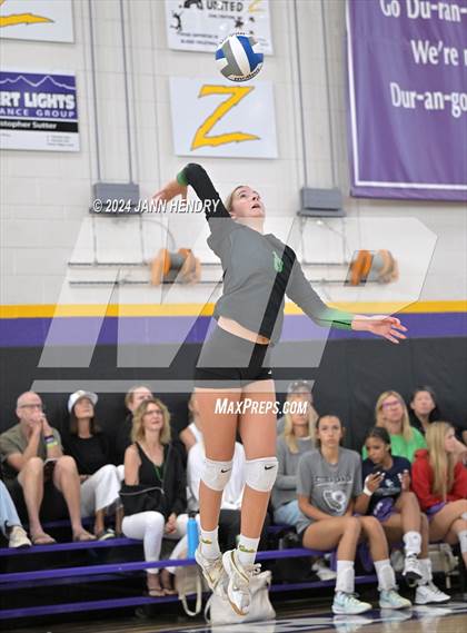 Thumbnail 2 in Mira Costa vs. Xavier College Prep Durango Fall Classic) photogallery.