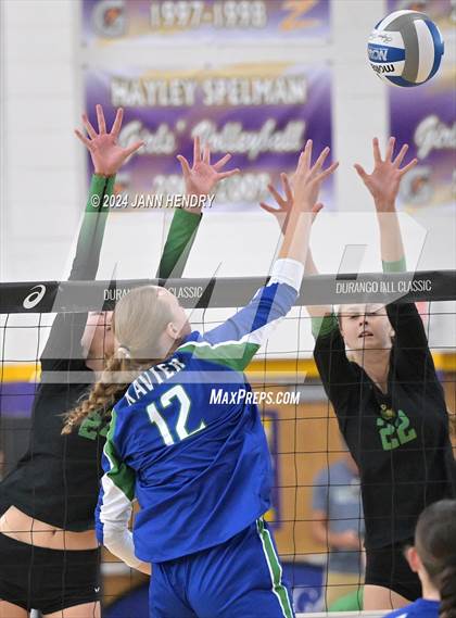Thumbnail 1 in Mira Costa vs. Xavier College Prep Durango Fall Classic) photogallery.
