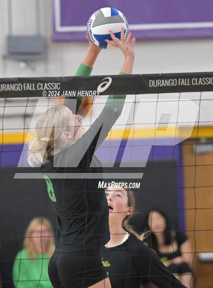 Thumbnail 3 in Mira Costa vs. Xavier College Prep Durango Fall Classic) photogallery.