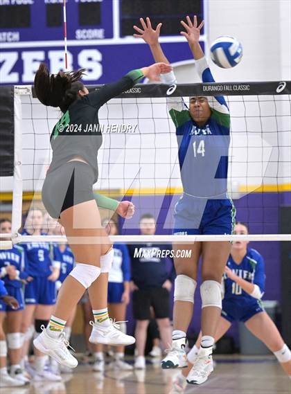 Thumbnail 1 in Mira Costa vs. Xavier College Prep Durango Fall Classic) photogallery.