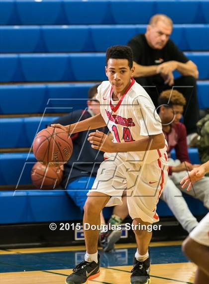 Thumbnail 1 in Manteca vs. Saint Mary's (Prep 2 Prep Tip-Off Classic) photogallery.