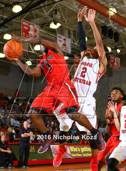 Thumbnail 1 in Orange Lutheran vs. Westchester (Nike Extravaganza) photogallery.