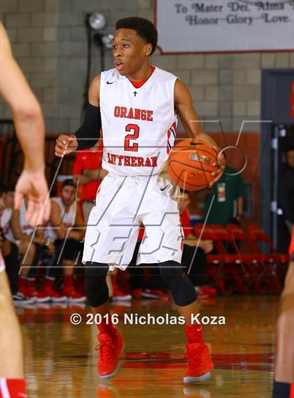 Thumbnail 1 in Orange Lutheran vs. Westchester (Nike Extravaganza) photogallery.