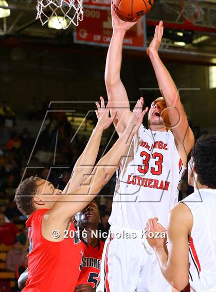 Thumbnail 1 in Orange Lutheran vs. Westchester (Nike Extravaganza) photogallery.