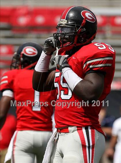 Thumbnail 2 in Dwyer vs. Glenville (Kirk Herbstreit National Kickoff Classic) photogallery.