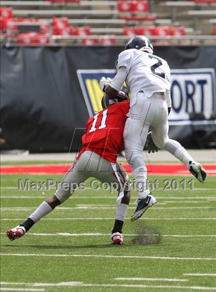 Thumbnail 3 in Dwyer vs. Glenville (Kirk Herbstreit National Kickoff Classic) photogallery.