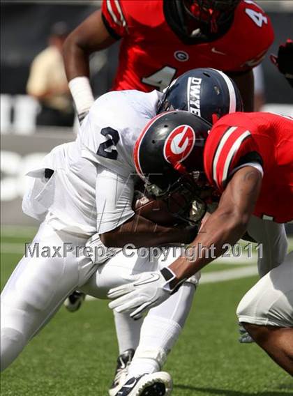Thumbnail 1 in Dwyer vs. Glenville (Kirk Herbstreit National Kickoff Classic) photogallery.