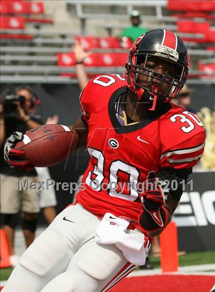 Thumbnail 3 in Dwyer vs. Glenville (Kirk Herbstreit National Kickoff Classic) photogallery.