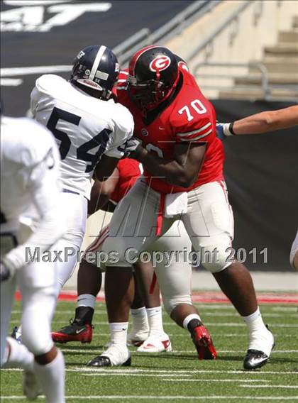 Thumbnail 1 in Dwyer vs. Glenville (Kirk Herbstreit National Kickoff Classic) photogallery.
